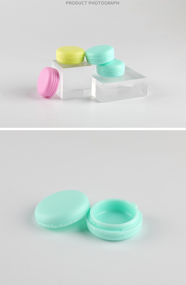 Colorful manufacturers empty sized PP plastic black cream jar face eye skin care cream jar plastic 5g PP jars