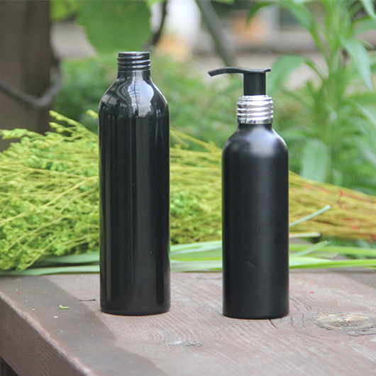 Colorful metal cosmetic foam pump bottle
