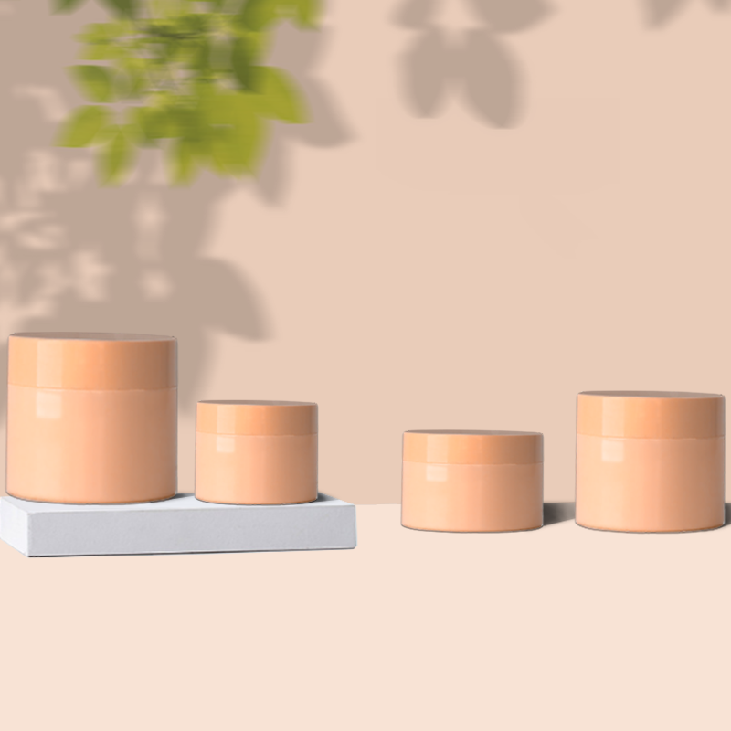 Colorful plastic containerluxury cream jar empty jars for lotions and cream jars wholesale