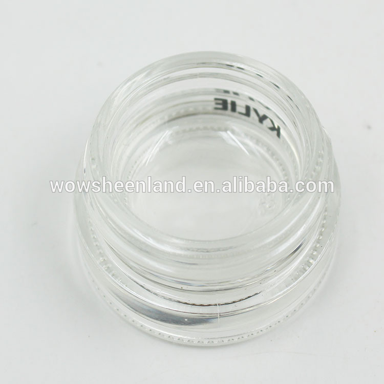 Colors ABS Plastic Lid 3g 5g 10g Mini Cosmetic Cream Glass Jar Empty Travel Eye Cream Jar