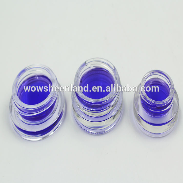 Colors ABS Plastic Lid 3g 5g 10g Mini Cosmetic Cream Glass Jar Empty Travel Eye Cream Jar