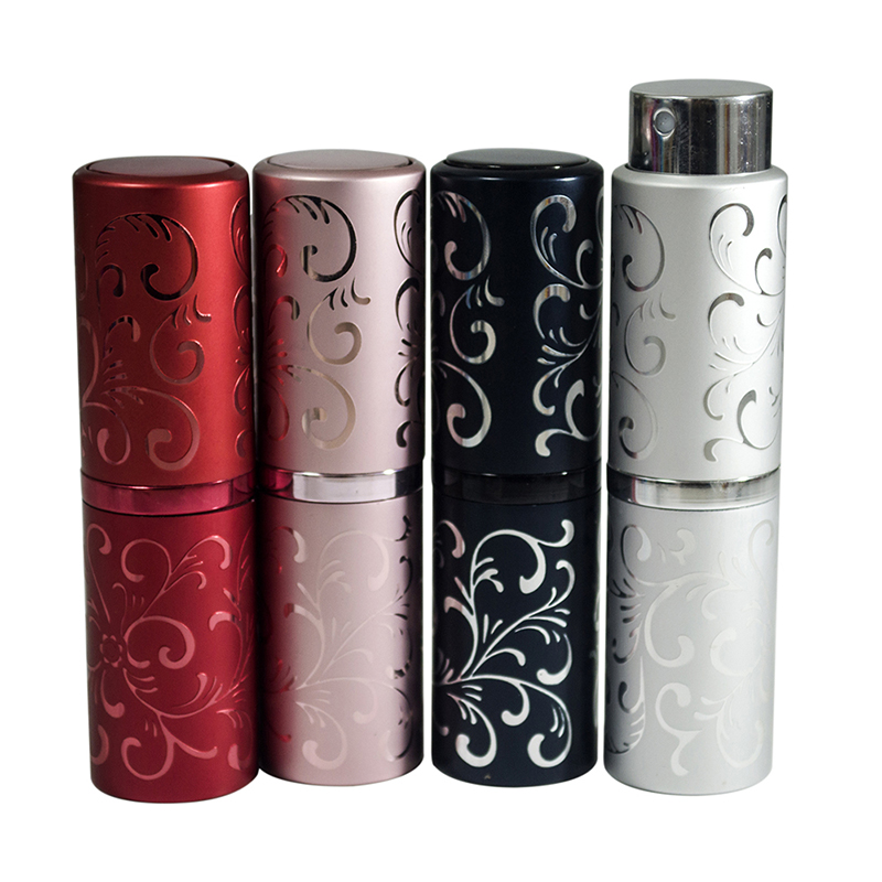 Colors Perfume 5ml 10ml 15ml 20ml Glass Spray Bottle Aluminum Cover Twist Up Perfume Atomizer
