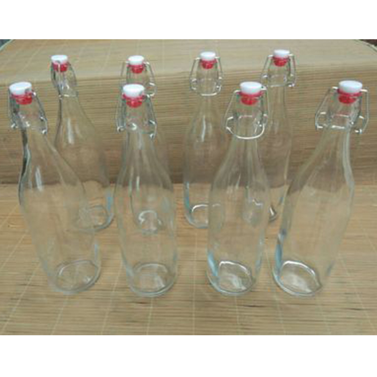 Coloured Glass Swing Top Bottles 500ML 750ML 1L flip top bottle