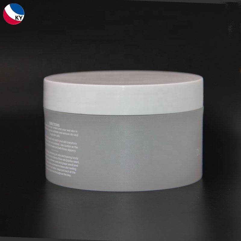Colourful Skin Care Gel Cosmetic Cream Colored Plastic Jars 200 Ml