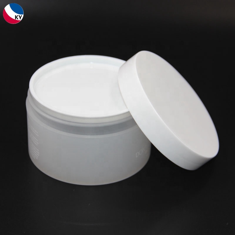 Colourful Skin Care Gel Cosmetic Cream Colored Plastic Jars 200 Ml