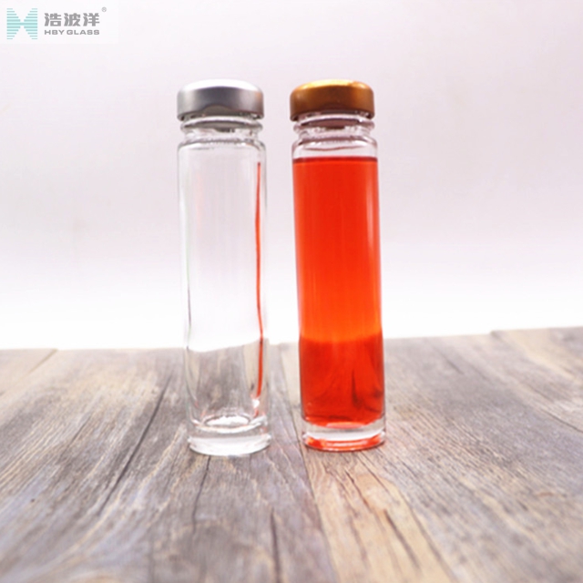 Columniform 60ml bird nest honey jam glass jar with metal screw lid