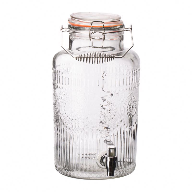 Commercial Reusable 2 gallon hotel juice dispenser for sale