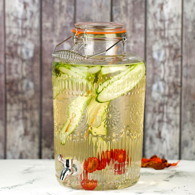 Commercial Reusable 2 gallon hotel juice dispenser for sale