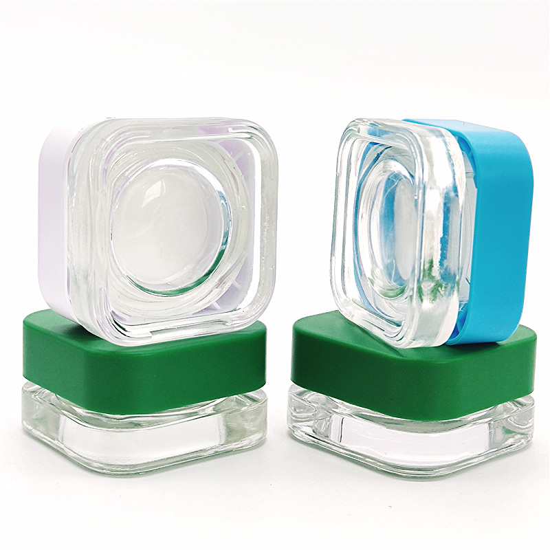 Concentrate 5ml 7ml 9ml small cube wraps child resistant square cbd isolate container