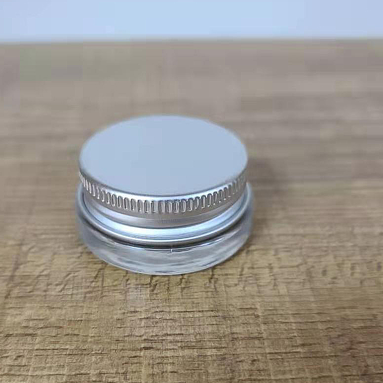 Concentrate Container 7ml Glass Jars low Profile - Cosmetics Jars - Lip Balm Containers - Make-up Containers -Wax Dab Jars