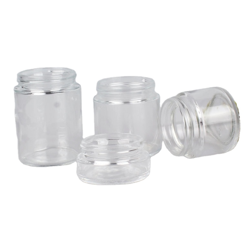 Concentrate containers 120ml glass jar low Profile wax oil rosin dab jar airtight glass jar
