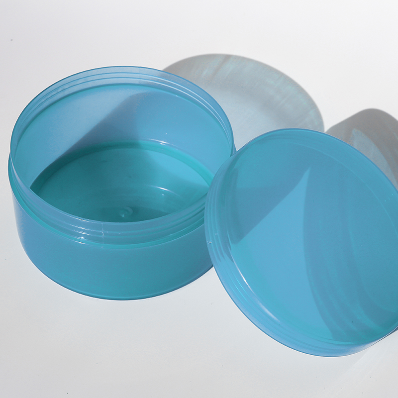 Container Hair Jars Plastic Jars Face Cream Jar Black Blue250 Ml Plastic Cosmetic Pp Skin Care Cream 250ml Customizable 5000PCS