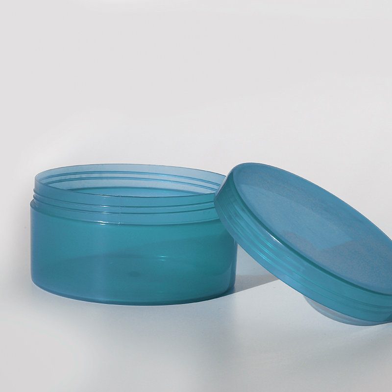 Container Hair Jars Plastic Jars Face Cream Jar Black Blue250 Ml Plastic Cosmetic Pp Skin Care Cream 250ml Customizable 5000PCS