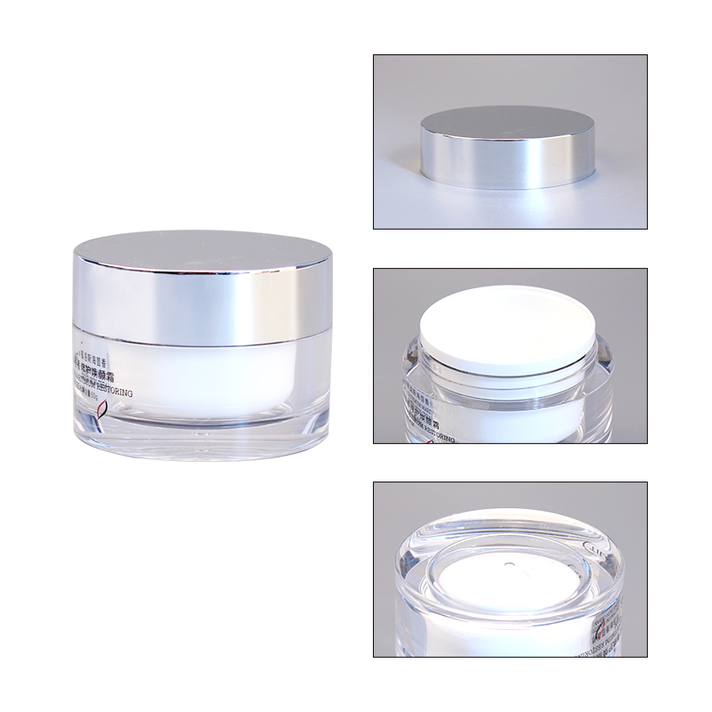 Container wholesale salsa jars airtight glass cream acrylic jars