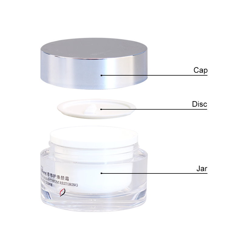 Container wholesale salsa jars airtight glass cream acrylic jars