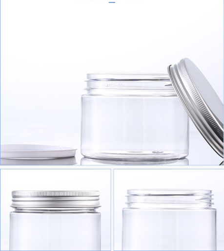 Containers for Cosmetics 120g Plastic Cosmetic Creams Packaging Face Cream Container PET Plastic Jar