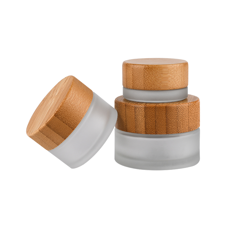 Containers packaging cosmetic unique eco friendly 5g 10g 15g 30g 50g 100g eye facial cream glass jar