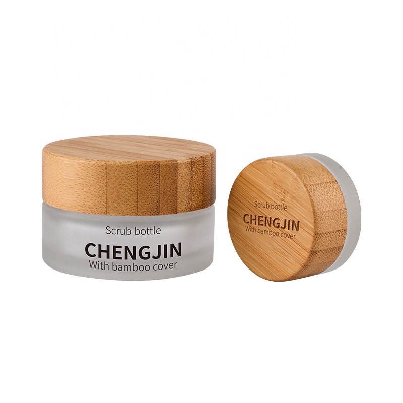 Containers packaging cosmetic unique eco friendly 5g 10g 15g 30g 50g 100g eye facial cream glass jar