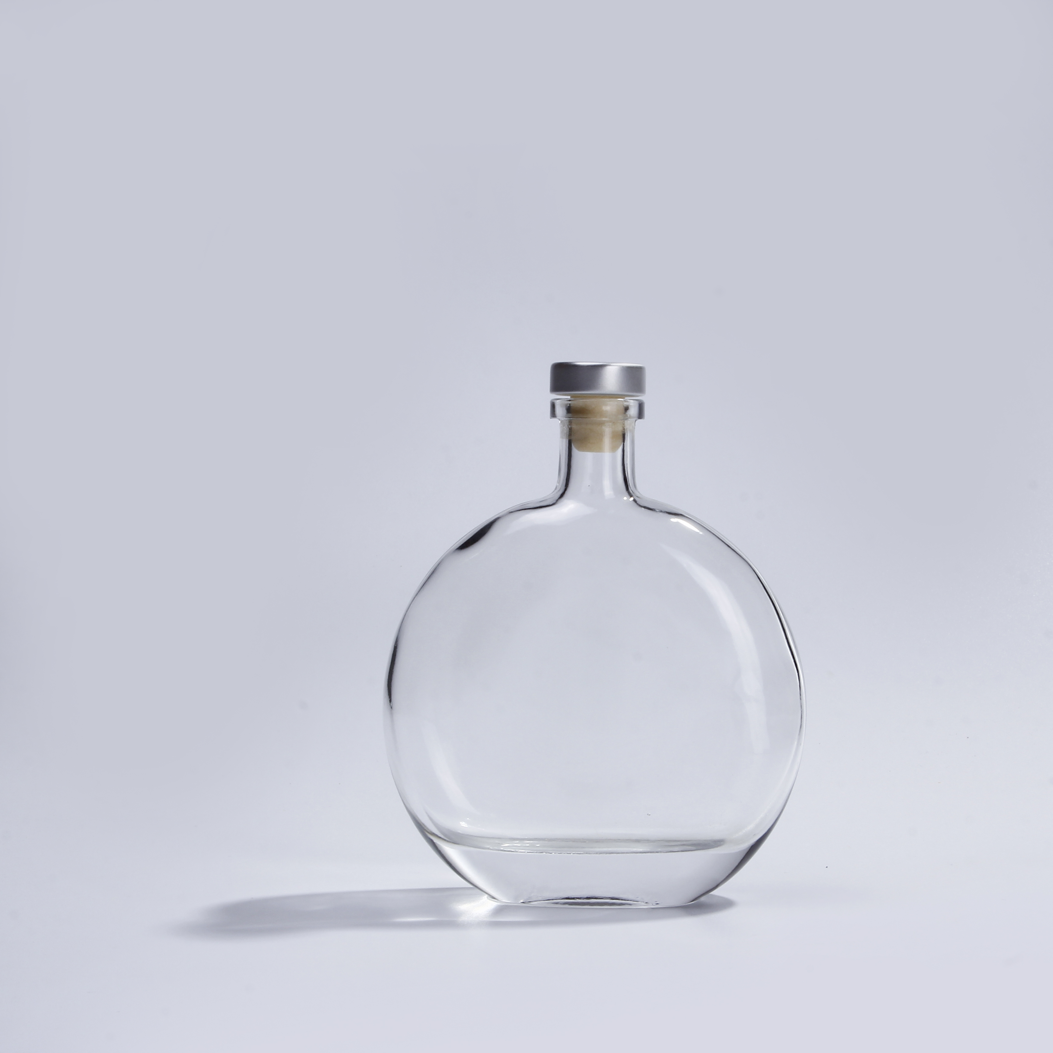 Cork Lid Flint Wine Bottle 250ml Glass Liquor Bottle