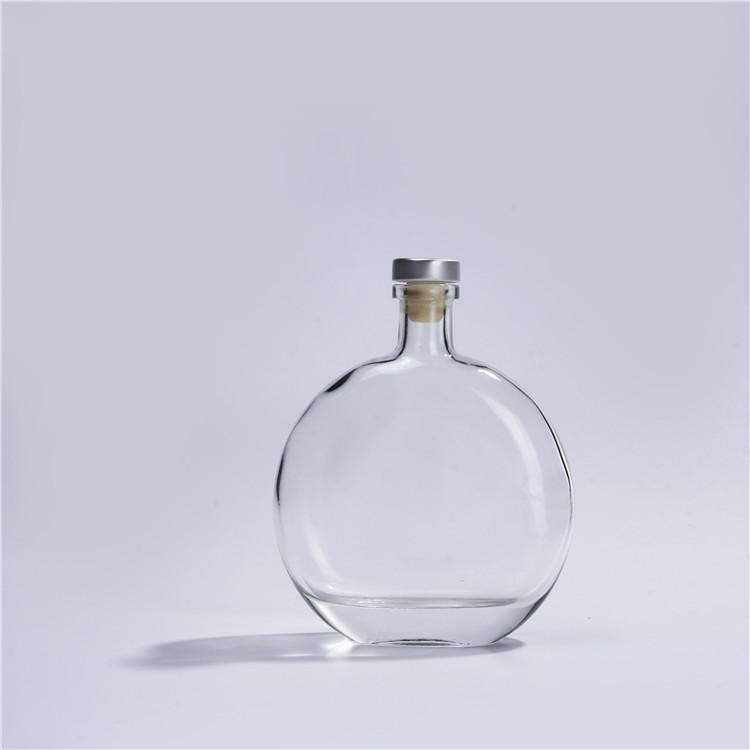 Cork Top Rhine 250ml 500Ml Round Wine Glass Liquor Bottles Empty Beverage Bottle