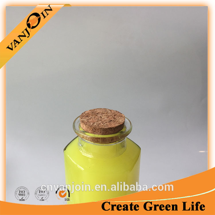 Corked lid 12oz 350ml Hexagonal Glass Smoothies Bottles For Raw Pressed Juice