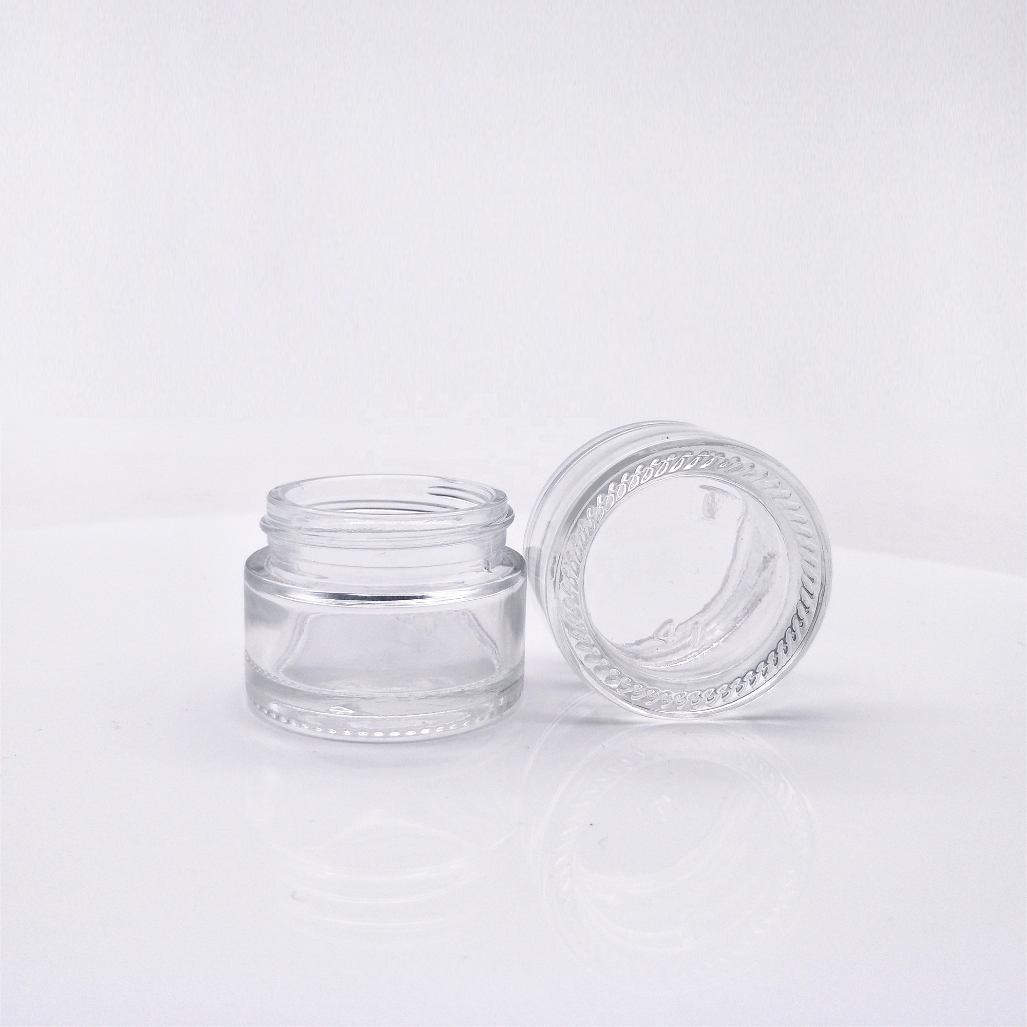 Cosmet cream jar 15ml glass