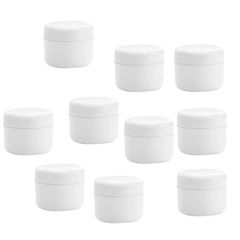 Cosmetic 10g 20gam 50ml 100g 250g empty plastic PP pink green yellow cheap cream jar