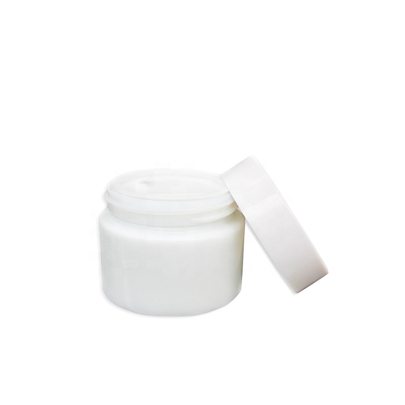 Cosmetic 10ml 30ml 50ml 100ml Portable Porcelain White Jar with White Lid for Body Cream