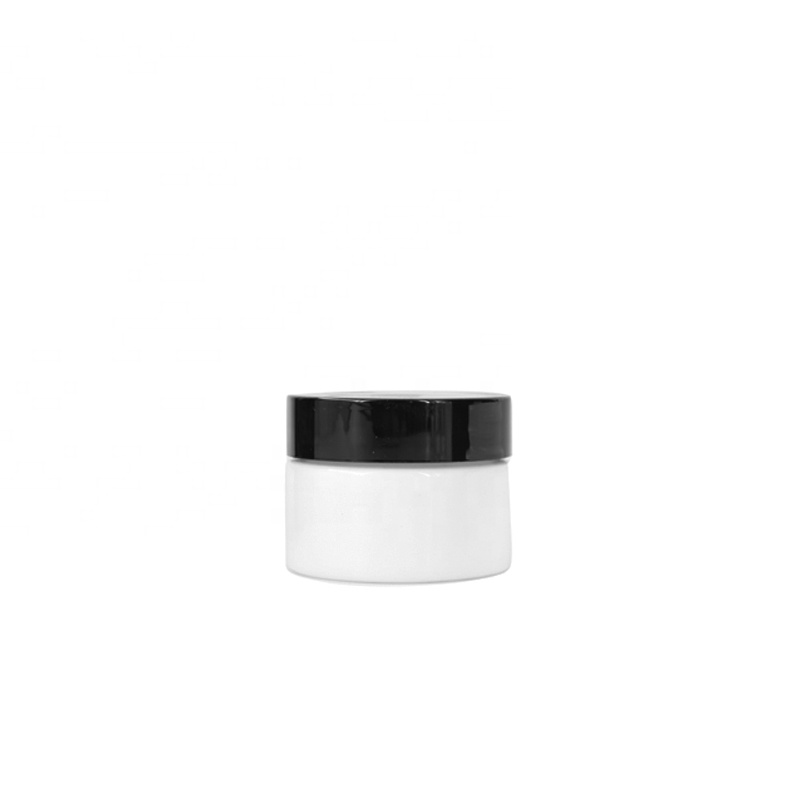 Cosmetic 10ml 30ml 50ml 100ml Portable Porcelain White Jar with White Lid for Body Cream