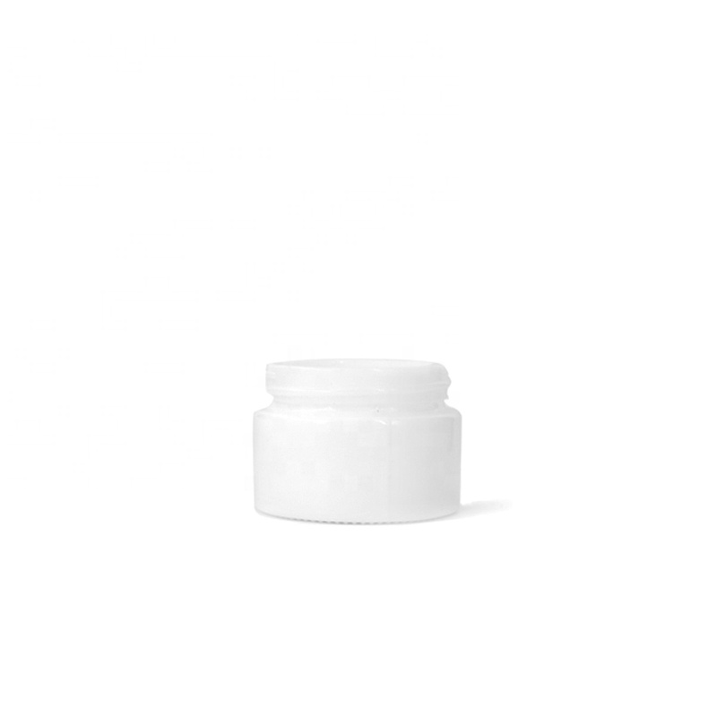 Cosmetic 10ml 30ml 50ml 100ml Portable Porcelain White Jar with White Lid for Body Cream