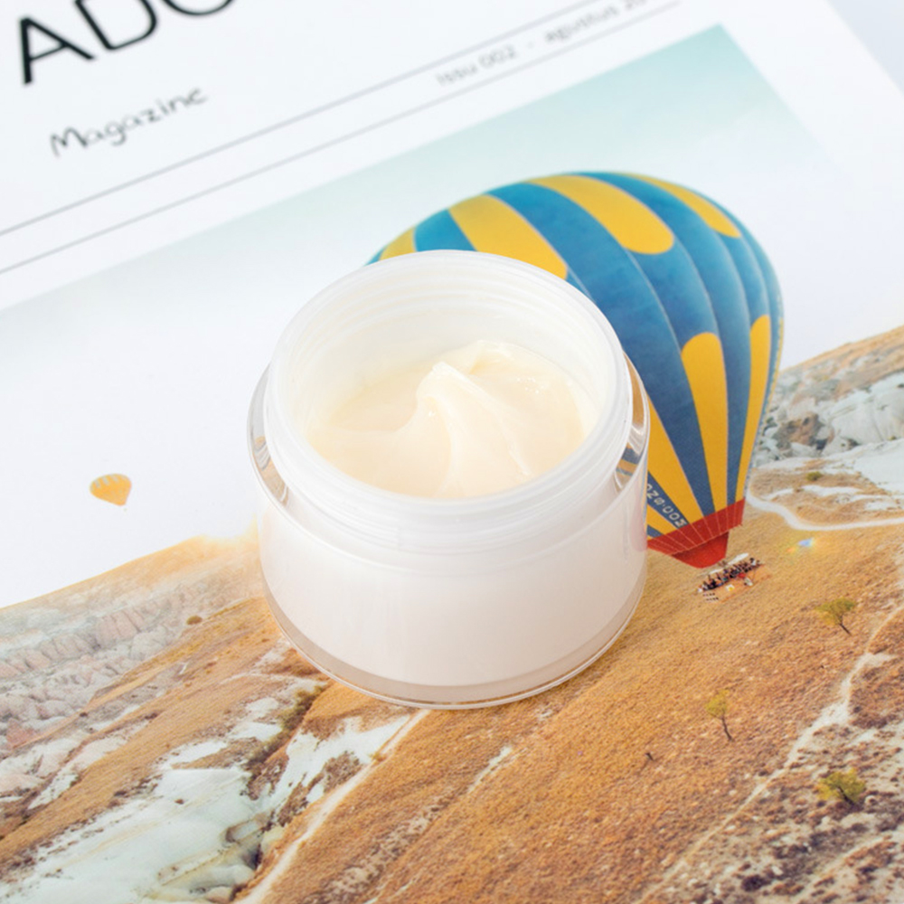 Cosmetic 15ml 30ml 50ml Round Plastic Airless Pump White Jar