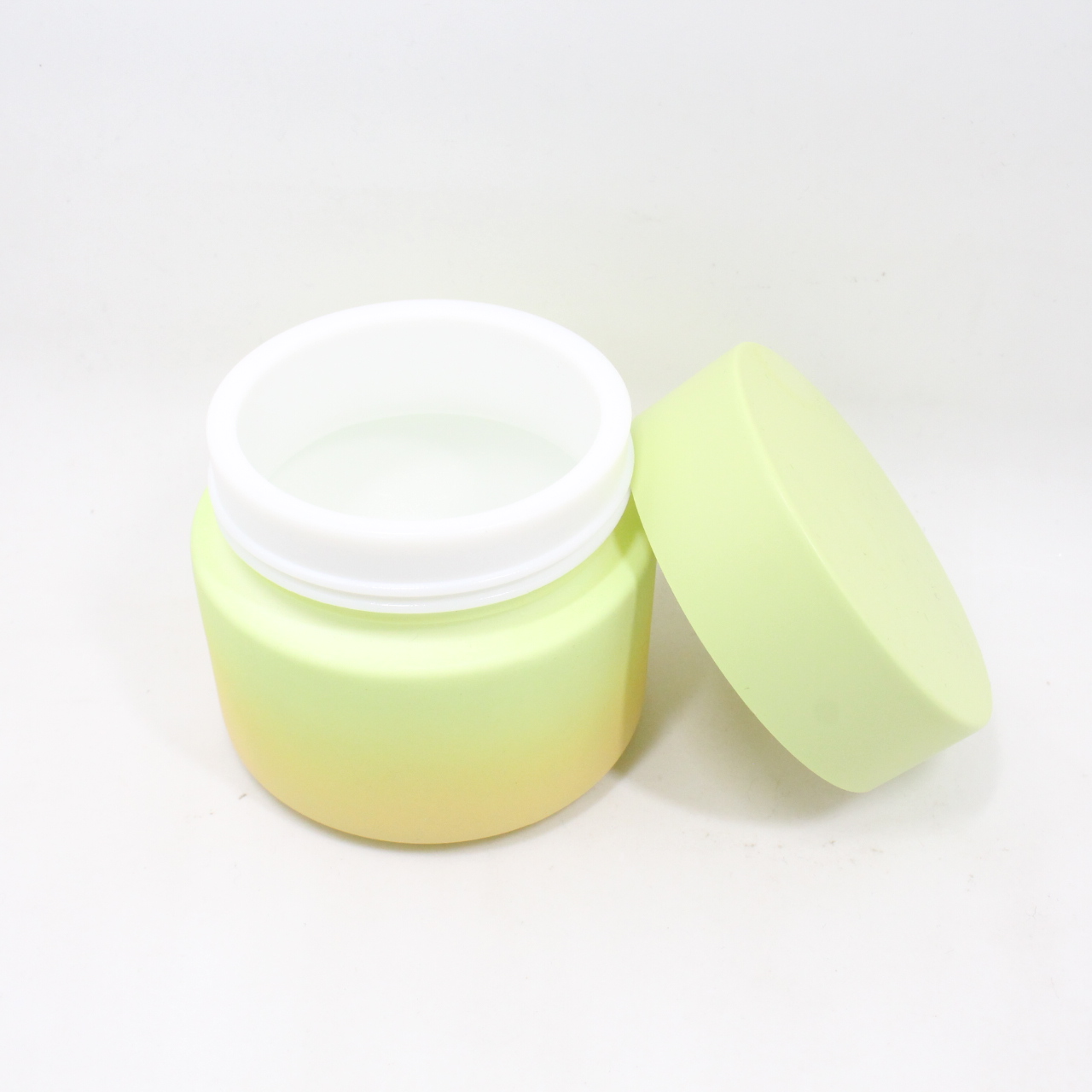 Cosmetic 30g 50g cream opal glass jar for cosmetics skincare packaging customized logo and printing color envases de vidrio