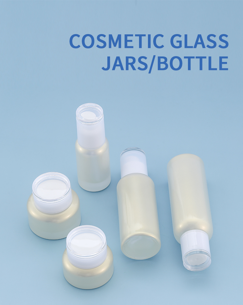 Cosmetic 30g 50g gold jars custom luxury cream jar container packaging