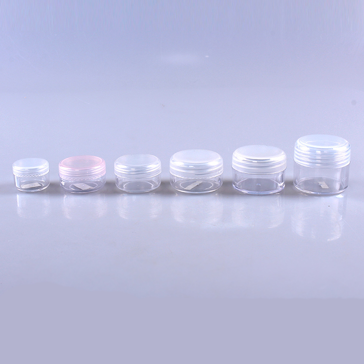 Cosmetic 3g\5g\10g\15g\20g\25g\30g\50g plastic ps cream jar