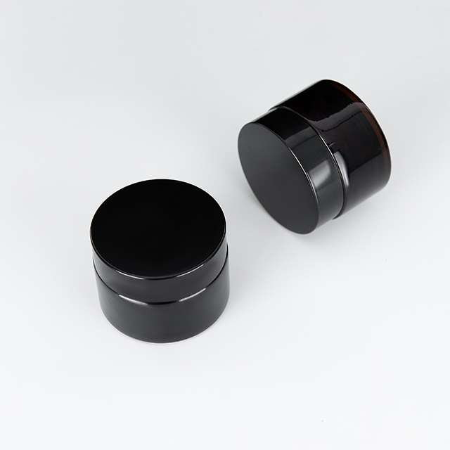 Cosmetic 5Ml 15Ml 30Ml 50Ml 100Ml Clear Frosted glass Jar With Bamboo Wood Lid For Body Cream