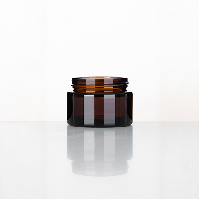 Cosmetic 5Ml 15Ml 30Ml 50Ml 100Ml Clear Frosted glass Jar With Bamboo Wood Lid For Body Cream