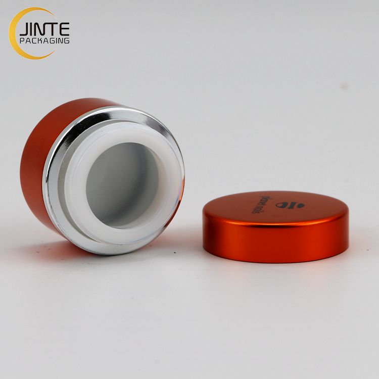 Cosmetic Aluminum Container Jar With PP Jar Inside For Cream 5g 15g 30g 50g