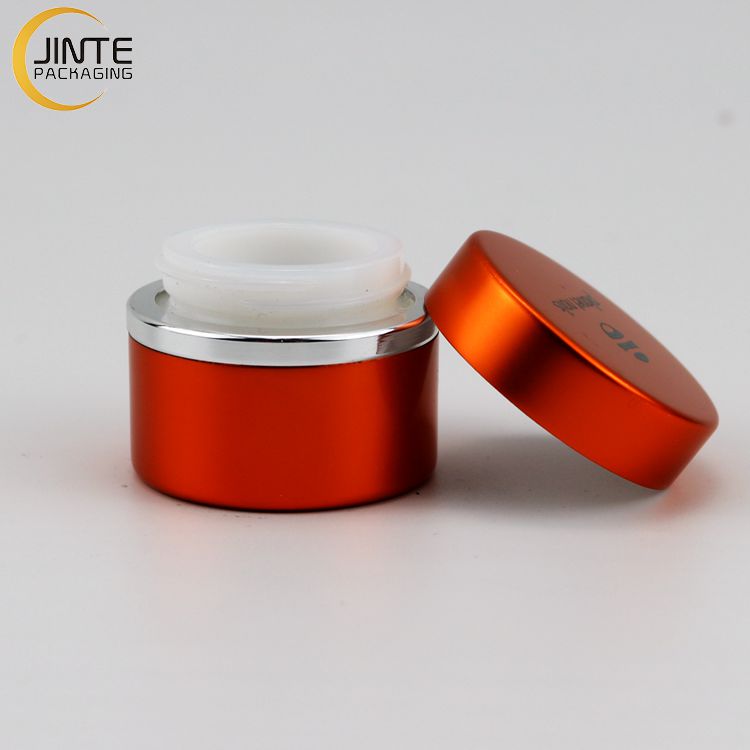 Cosmetic Aluminum Container Jar With PP Jar Inside For Cream 5g 15g 30g 50g