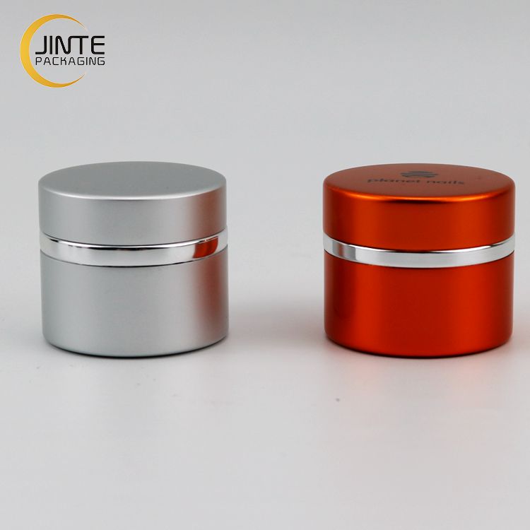 Cosmetic Aluminum Container Jar With PP Jar Inside For Cream 5g 15g 30g 50g