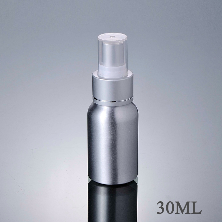 Cosmetic Bottle 30ML 50ML 100ML 120ML empty mist spray aluminum bottle