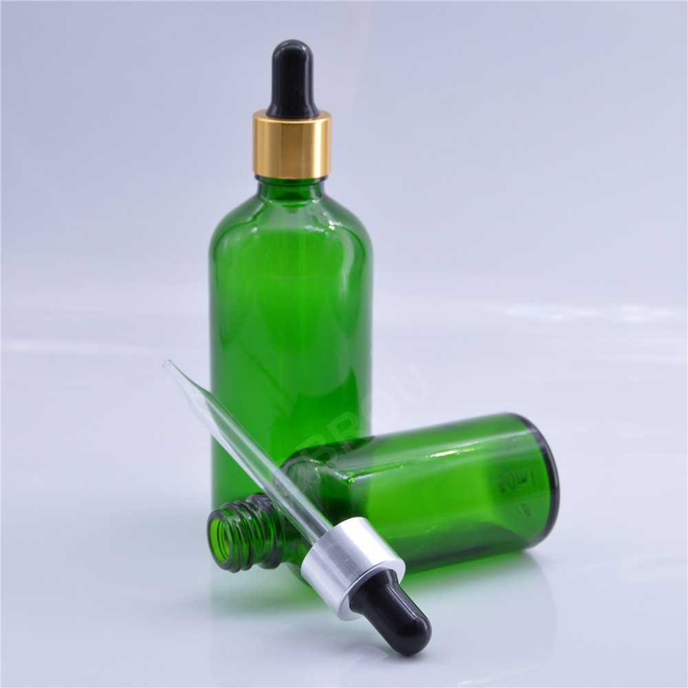 Cosmetic Bottle Packaging 5ml Small Glass Bottle 10ml 15ml 20ml 30ml Glass Dropper Bottles for Oil