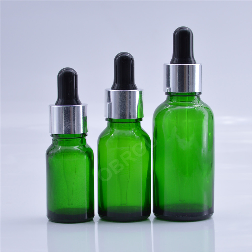 Cosmetic Bottle Packaging 5ml Small Glass Bottle 10ml 15ml 20ml 30ml Glass Dropper Bottles for Oil