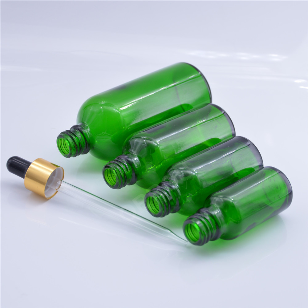 Cosmetic Bottle Packaging 5ml Small Glass Bottle 10ml 15ml 20ml 30ml Glass Dropper Bottles for Oil