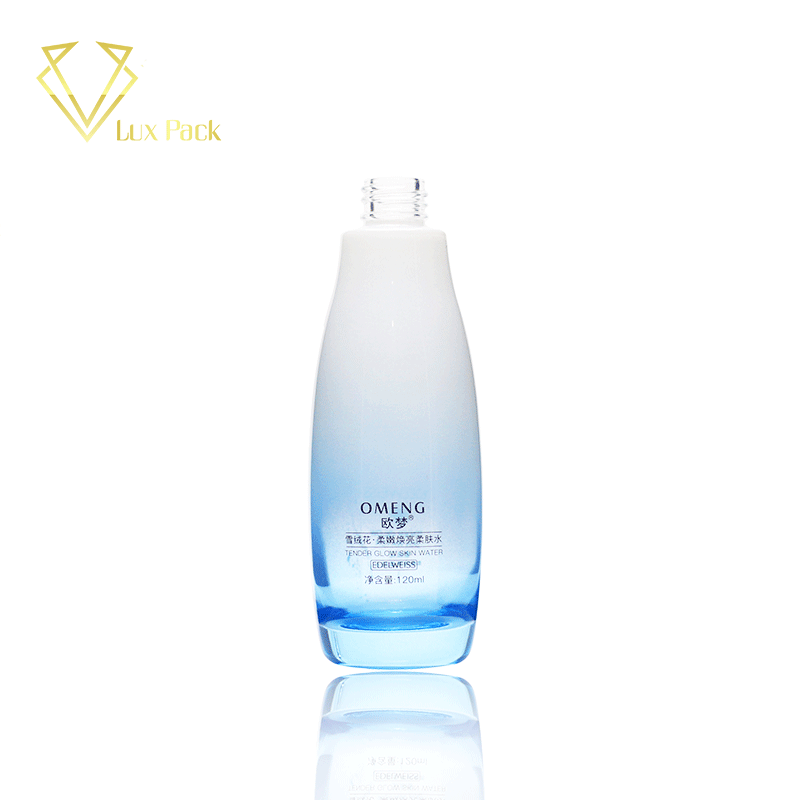 Cosmetic Clear Glass Face Toner Bottle