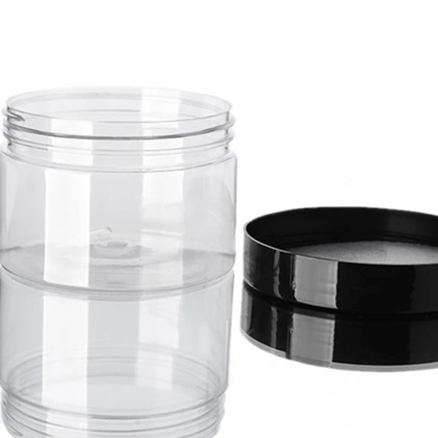 Cosmetic Container PET Jar Superior Materials Plastic Beauty Luxury 100ml 120ml 150ml 200ml 250ml 300ml 400ml 500ml Custom
