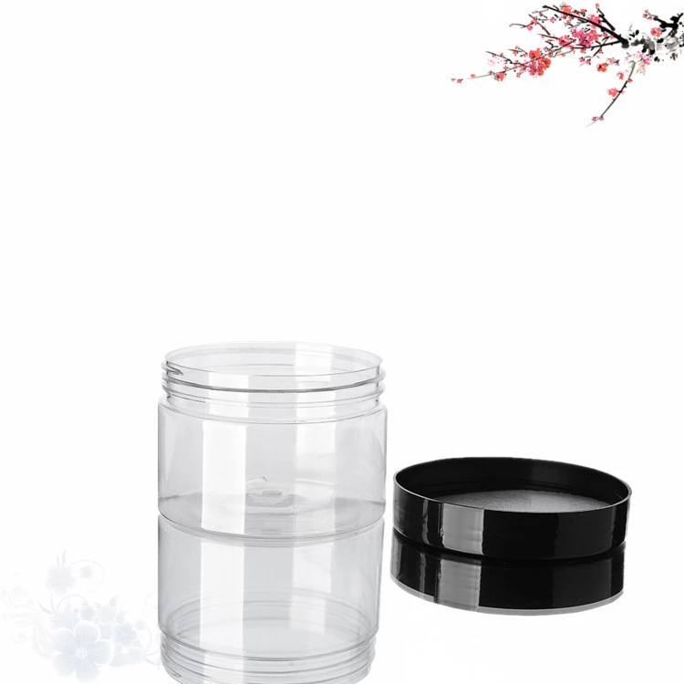 Cosmetic Container PET Jar Superior Materials Plastic Beauty Luxury 100ml 120ml 150ml 200ml 250ml 300ml 400ml 500ml Custom