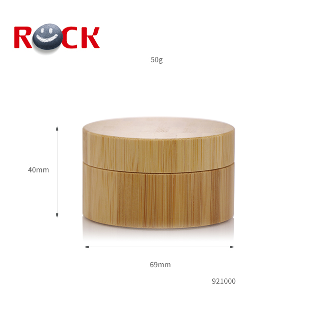 Cosmetic Containers 5g 10g 15g 20g 30g 50g 100g 120g 150g 200g 250g 300g Bamboo Cream Jar With PP Inner Bottle