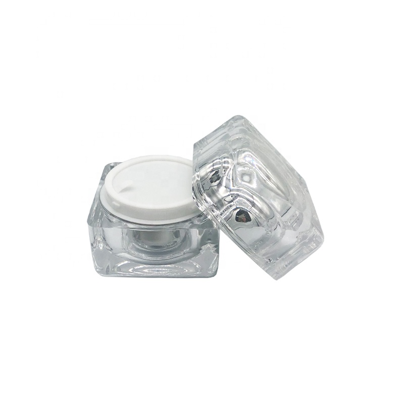 Cosmetic Containers Cream Round Acrylic Jar 15g 30g 50g
