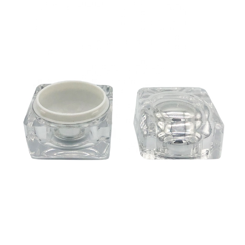 Cosmetic Containers Cream Round Acrylic Jar 15g 30g 50g
