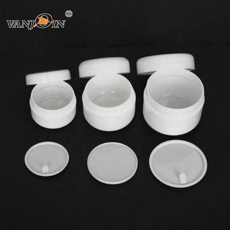 Cosmetic Containers Empty Cream Jar Plastic Wide Mouth Packaging
